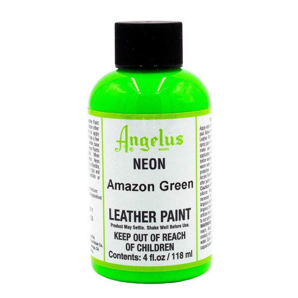 ANAP.Amazon Green.4oz.01.jpg Angelus Neon Acrylic Paints Image